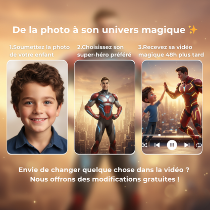 MagicHero™ – L’Histoire Vidéo personnalisée de ton super-héros