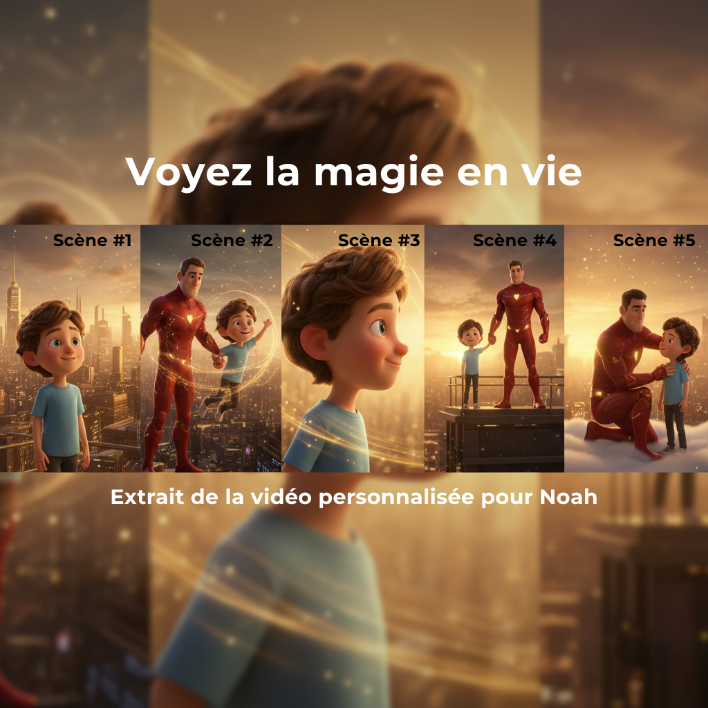MagicHero™ – L’Histoire Vidéo personnalisée de ton super-héros