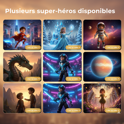MagicHero™ – L’Histoire Vidéo personnalisée de ton super-héros