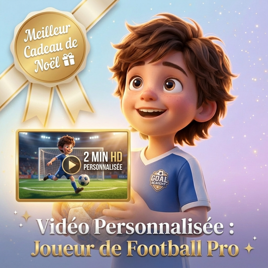 La Carrière de Footballeur de [Votre enfant] - Vidéo Personnalisée