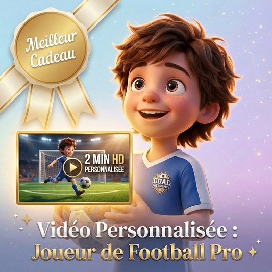 La Carrière de Footballeur de [Votre enfant] - Vidéo Personnalisée
